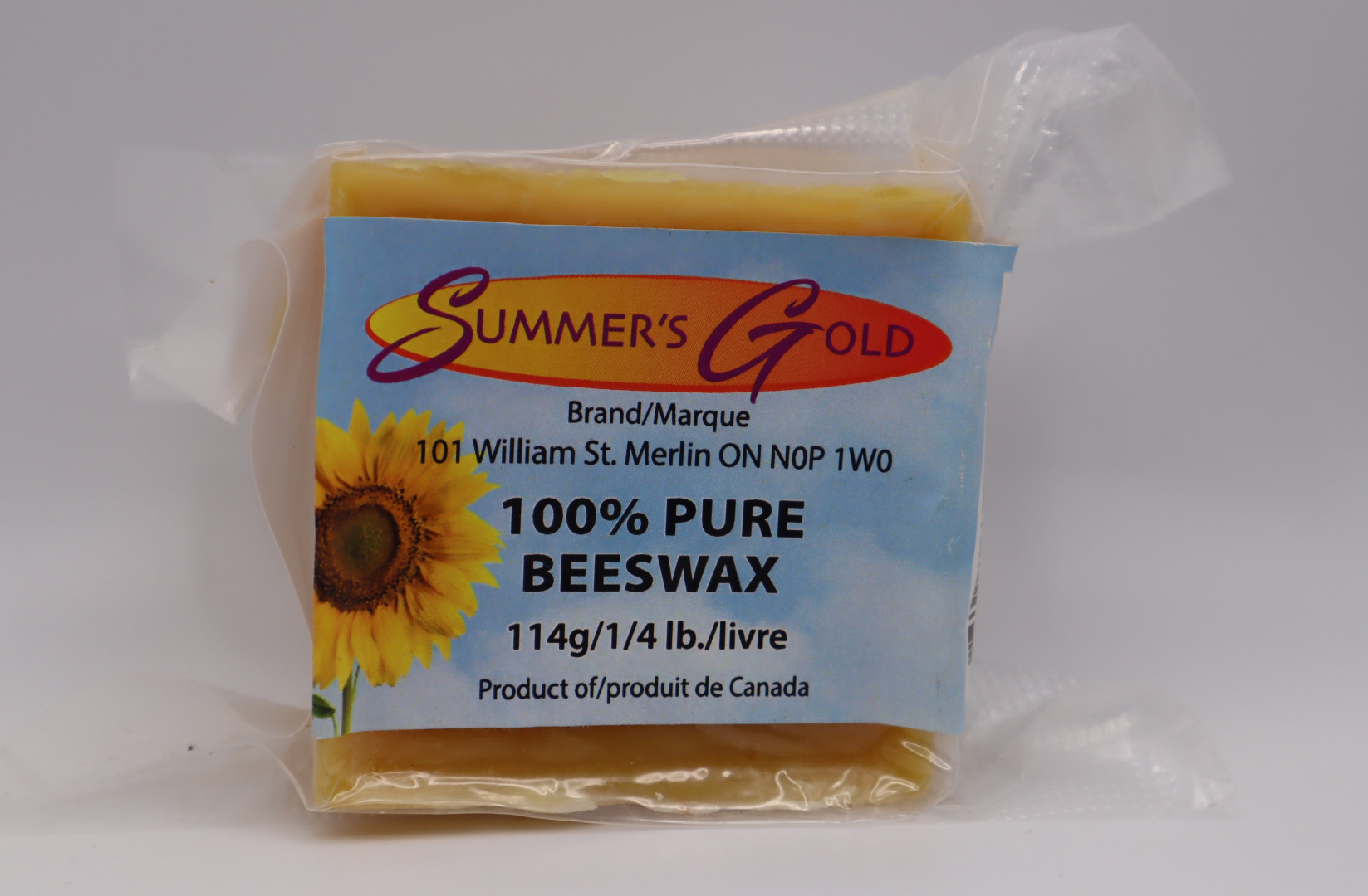 1/4-lb Pure Beeswax